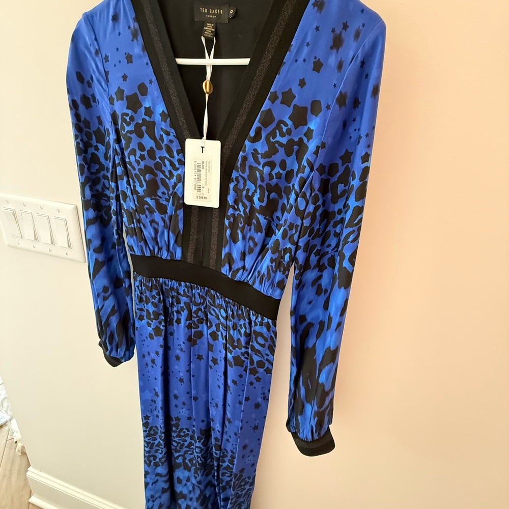 Ted Baker Maryema Long Sleeve Midi Dress